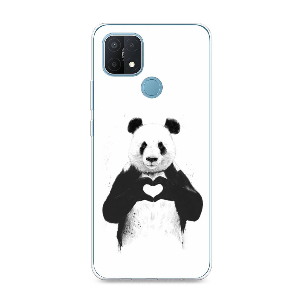 

Чехол Awog на Oppo A15/A15s "Панда love", Разноцветный, 255650-10