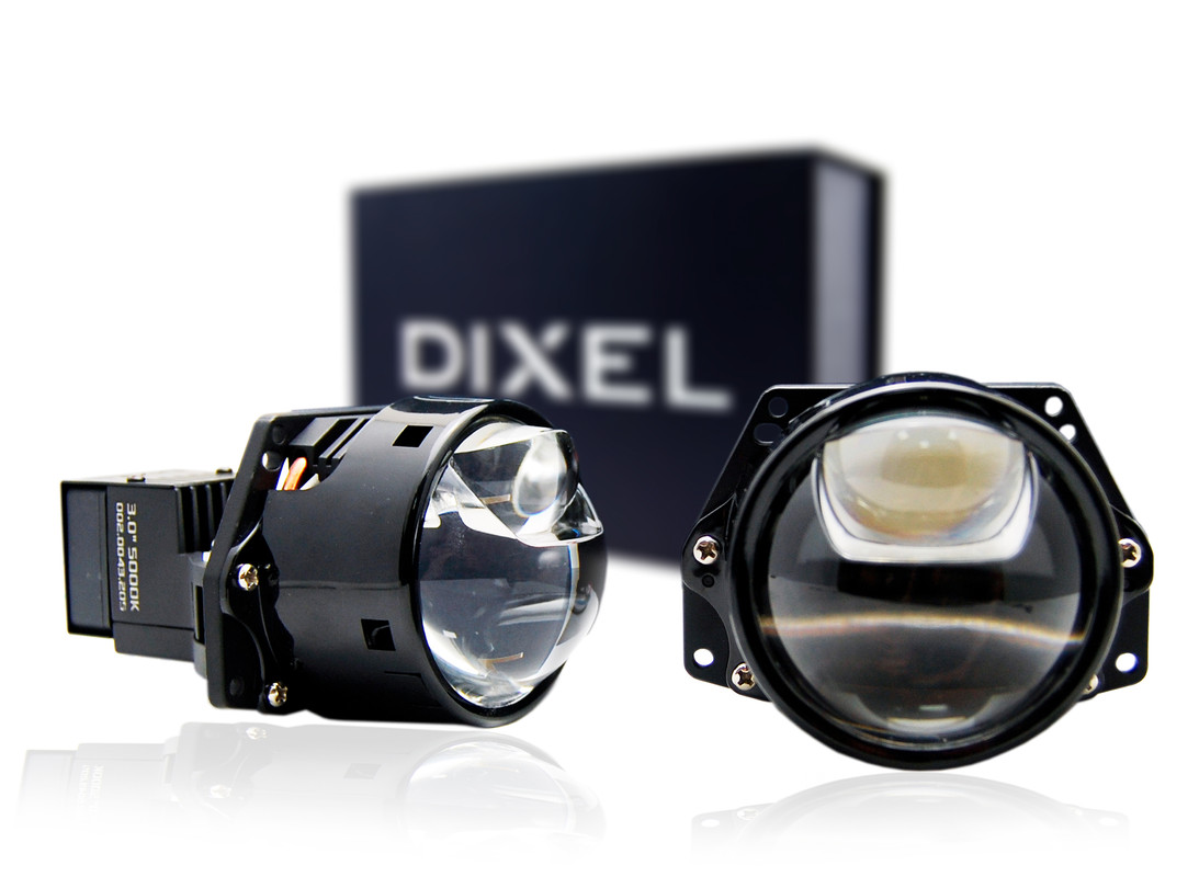 Светодиодные линзы автомобильные DIXEL DX900 BI-LED 3