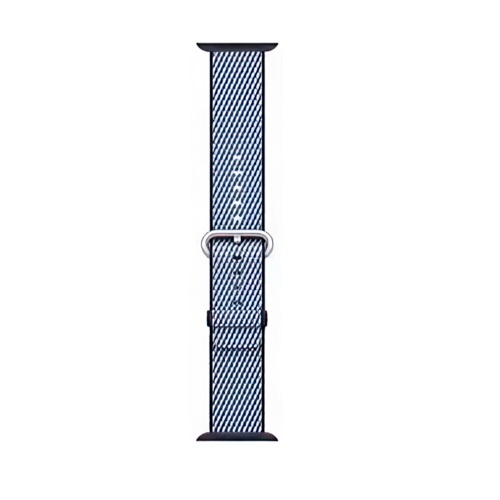 фото Ремешок alpen для apple watch 38 mm - woven nylon сине-голубой