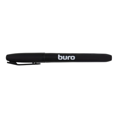 Упаковка маркеров перманентных Buro Line, пулевидный пишущий наконечник, черный
