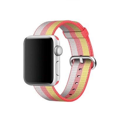 

Ремешок Alpen для Apple Watch 42 mm - Woven Nylon красно-желтый
