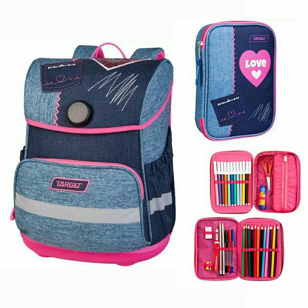 

Ранец Target Denim Love 3 в 1 26998, Ранец "Denim Love" 3 в 1