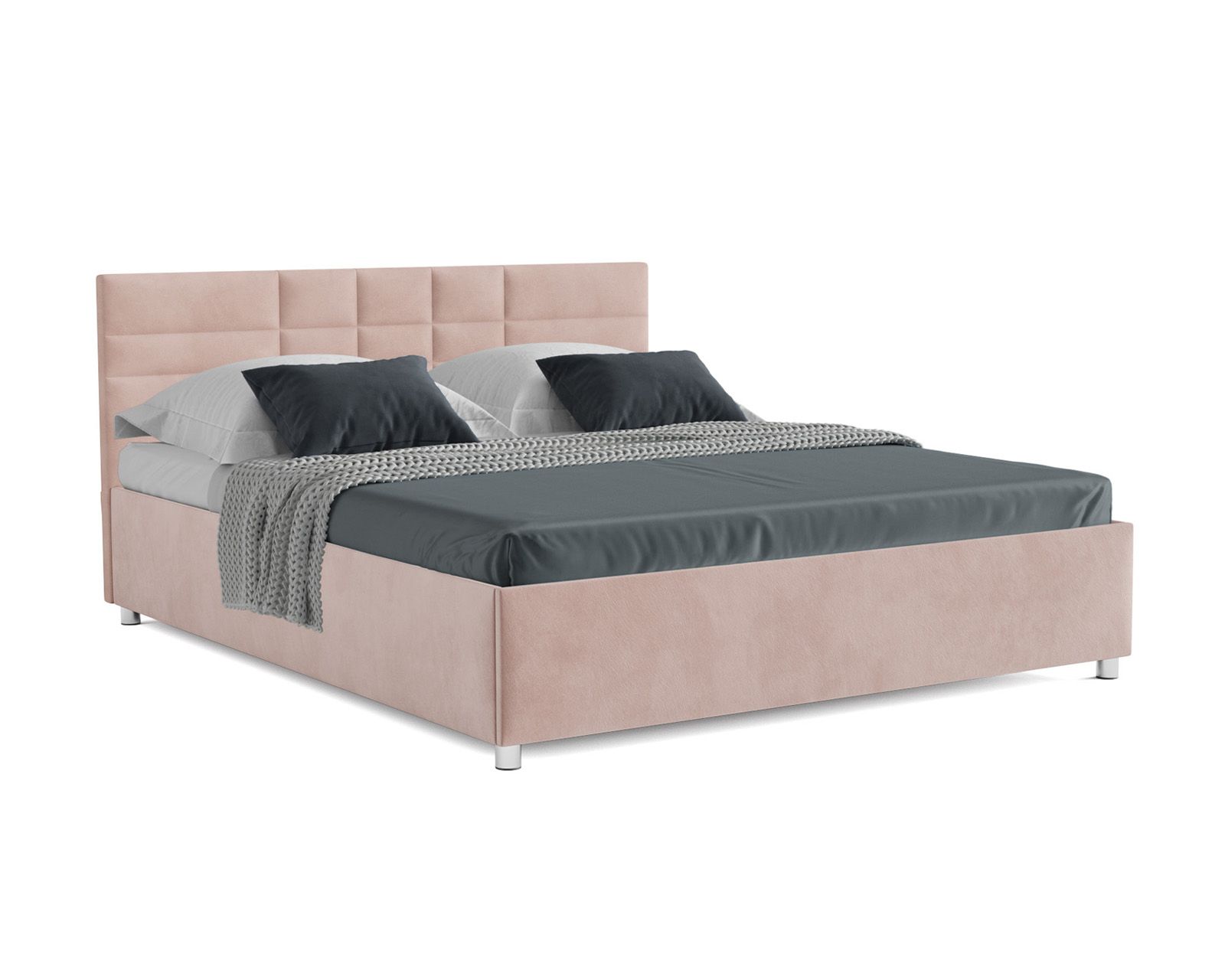 

Кровать двуспальная Mebel-ars Нью-Йорк, 160х190, Кордрой бежевый, 160 см