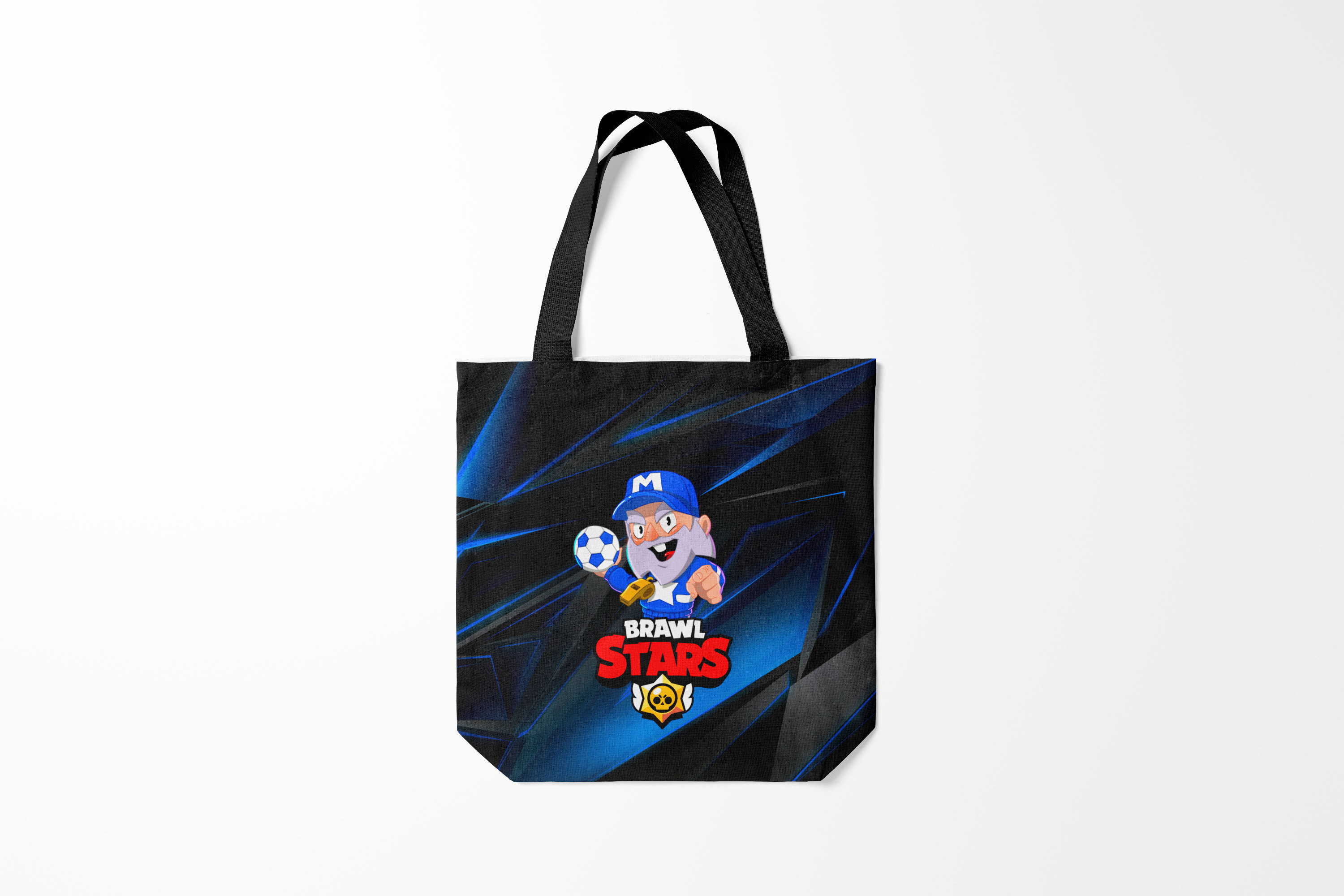 

Сумка шoппер унисекс Burnettie Brawl Stars B.S. COACH MIKE, черный, Brawl Stars B.S. COACH MIKE