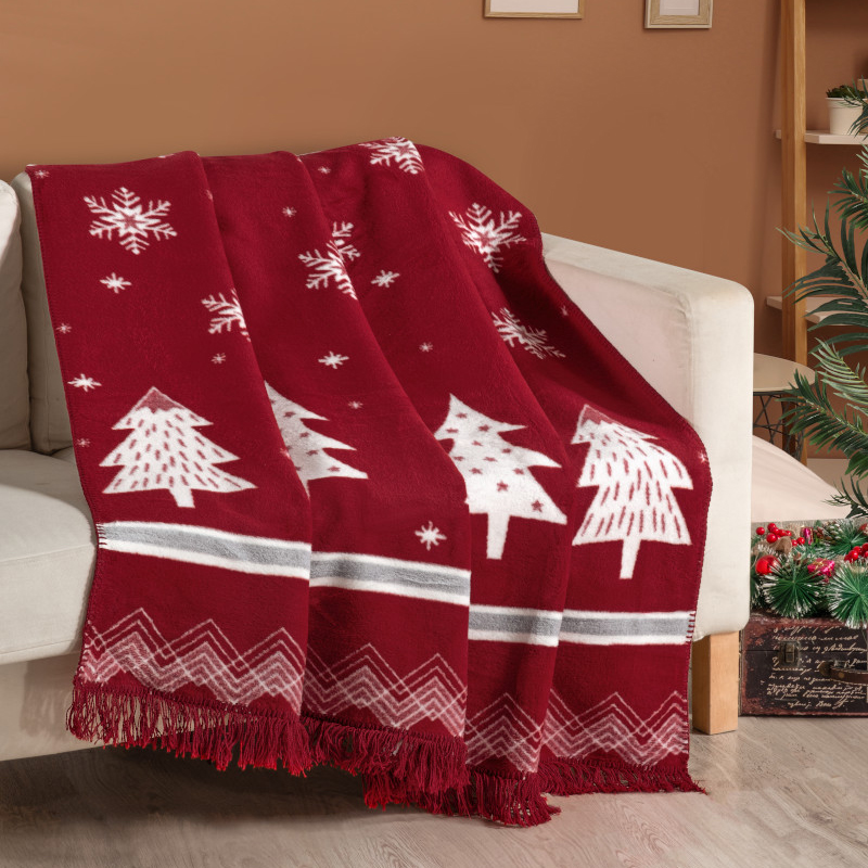 

Плед Arya Eve из Хлопка 200x220 Красный