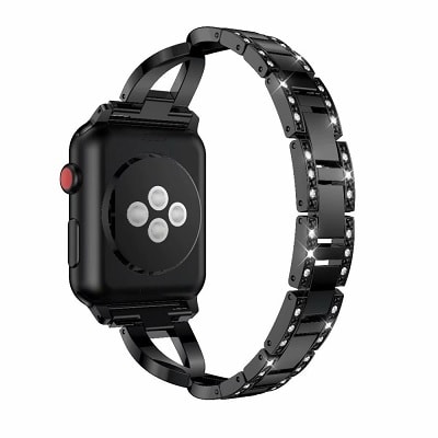 

Ремешок Apple Watch 40mm Lady Diamont черный