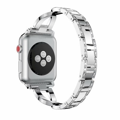 

Ремешок Apple Watch 40mm Lady Diamont серебристый