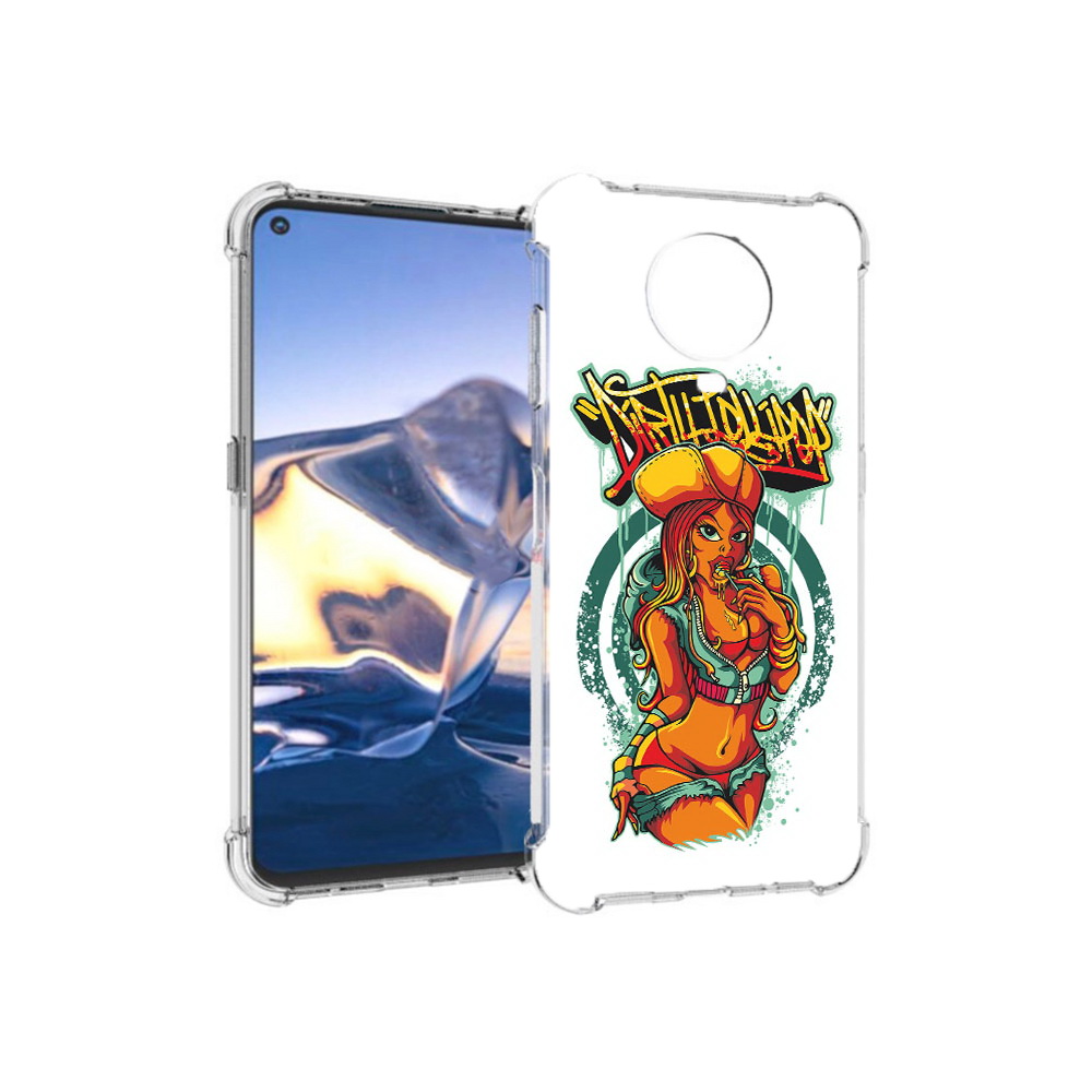 

Чехол MyPads Tocco для Nokia G10 нарисованная девушка комикс (PT171673.98.500), Tocco