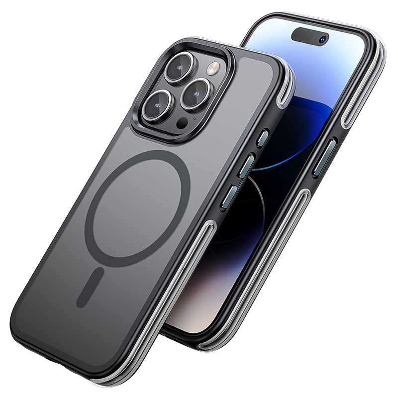 

Чехол-накладка HOCO Flexible AirBag с MagSafe для iPhone 15 pro, черный, AS5