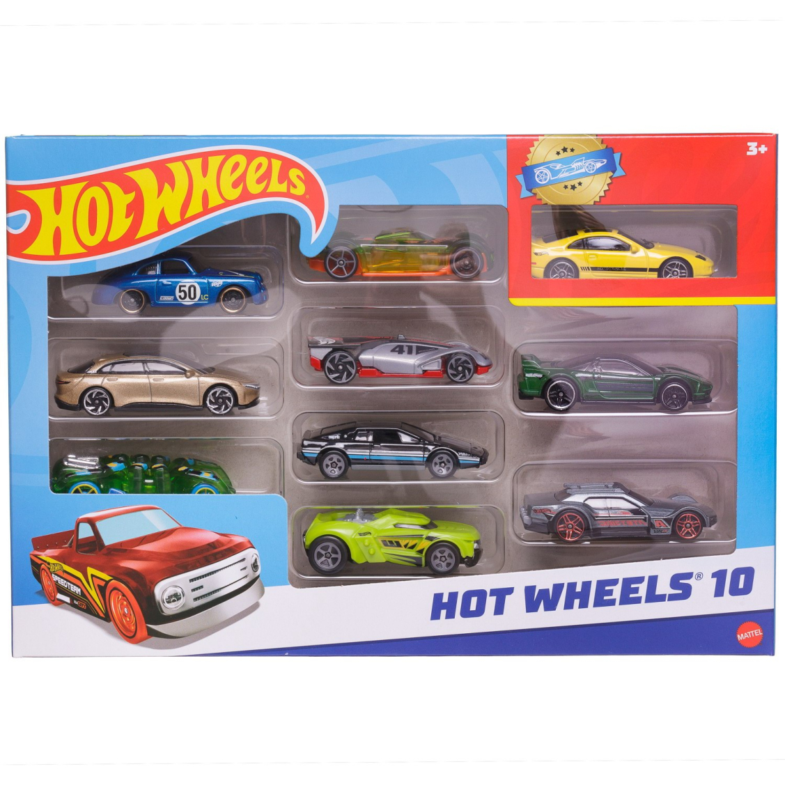 Набор машинок Mattel Hot Wheels Подарочный 10 машинок №29 54886/29