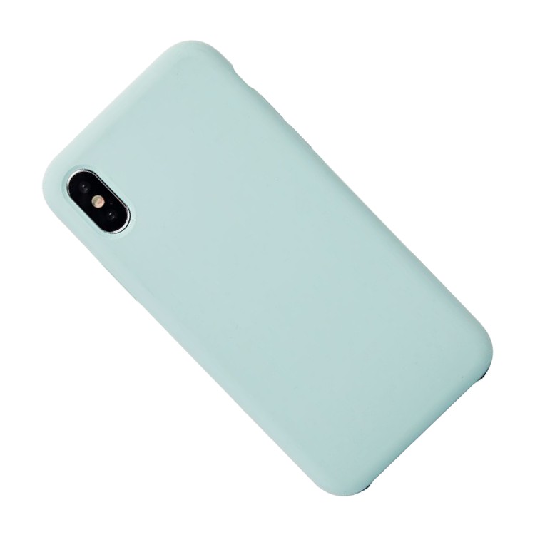 фото Чехол для apple iphone x, iphone xs силиконовый soft touch <мятный> promise mobile