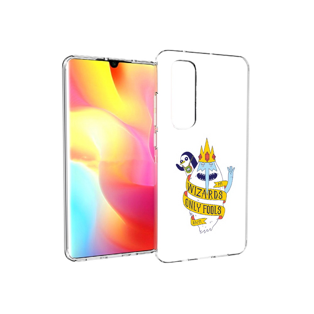 

Чехол MyPads Tocco для Xiaomi Mi Note 10 Lite время приключений снежный король, Прозрачный, Tocco