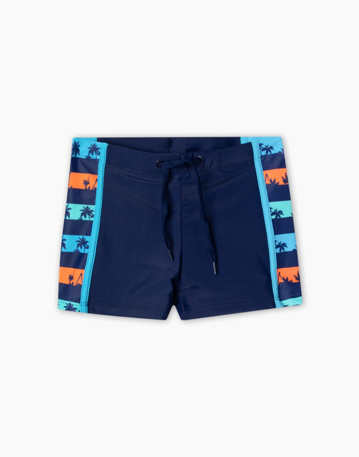 Пляжные плавательные шорты с принтом для мальчика р.140