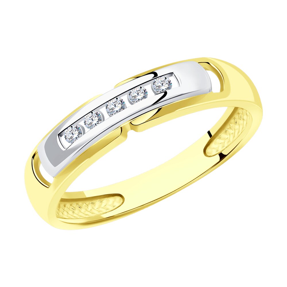 

Кольцо из желтого золота с бриллиантом р. 17,5 SOKOLOV Diamonds 1012299-2, 1012299-2