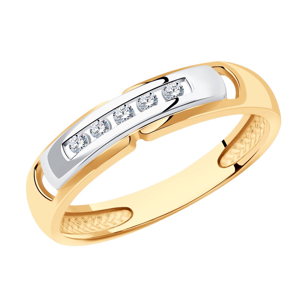 

Кольцо из красного золота с бриллиантом р. 18,5 SOKOLOV Diamonds 1012299, 1012299