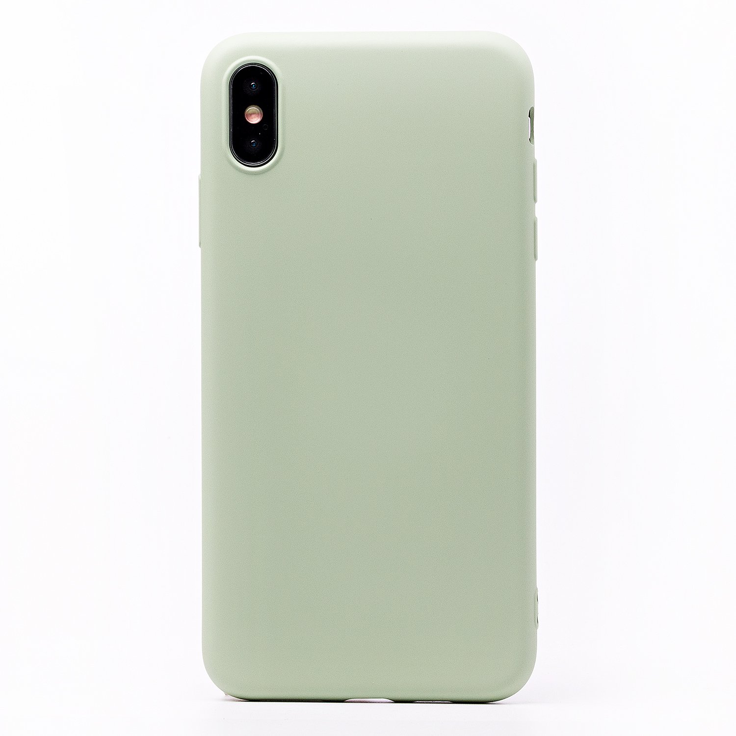 фото Чехол для apple iphone xs max силиконовый soft touch 2 <светло-зеленый> promise mobile
