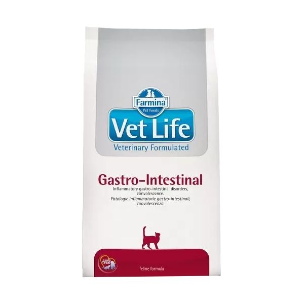 

Сухой корм для кошек Farmina Vet Life Gastrointestinal при заболеваниях ЖКТ 6 шт по 400 гр