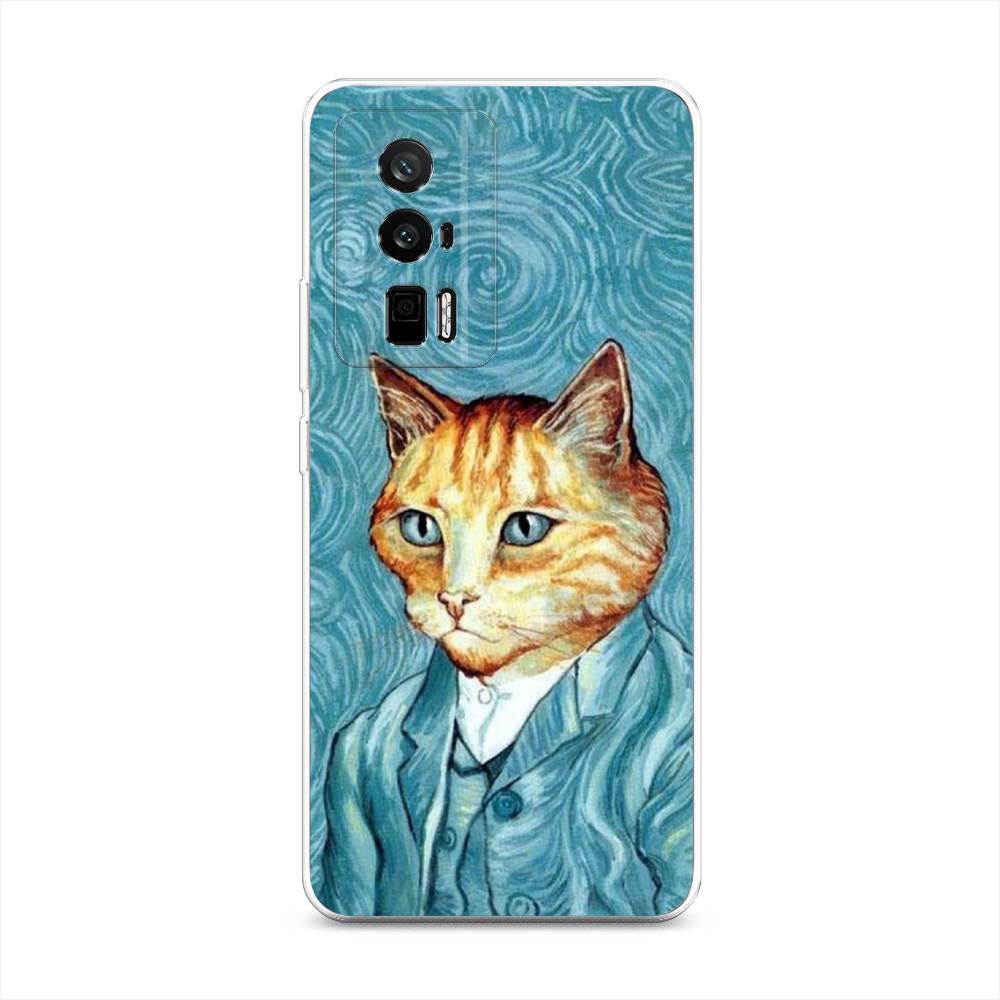 

Чехол Awog на Redmi K60 "Кот Ван Гог", Голубой;коричневый, 317450-2