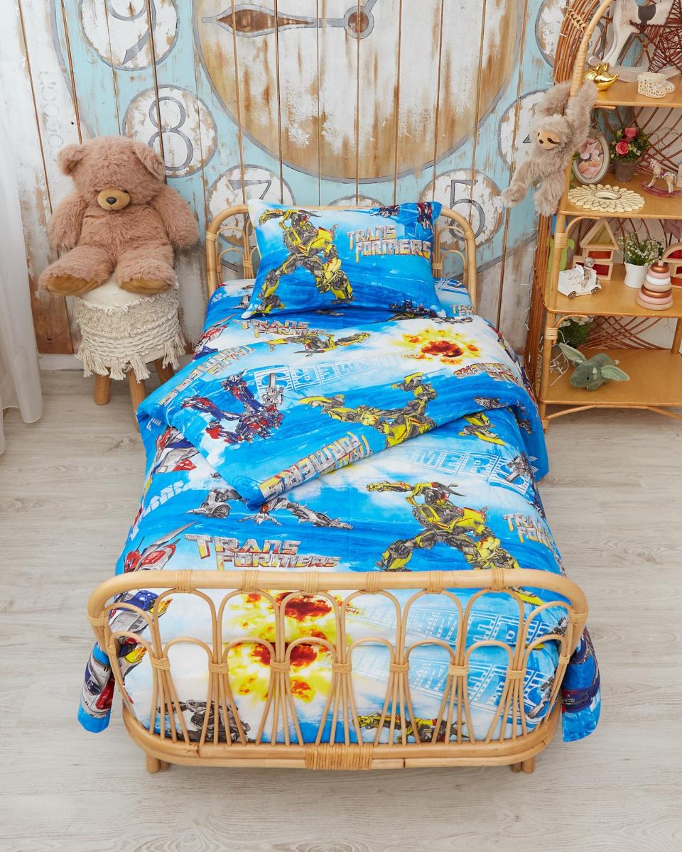 фото Детский комплект постельного белья с простыней на резинке "всё себе"бильбо