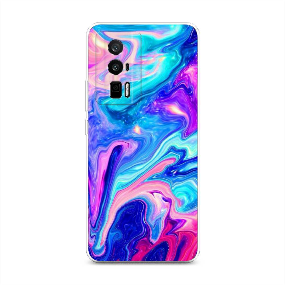 

Чехол Awog на Redmi K60 "Потеки краски", Розовый, 317450-10