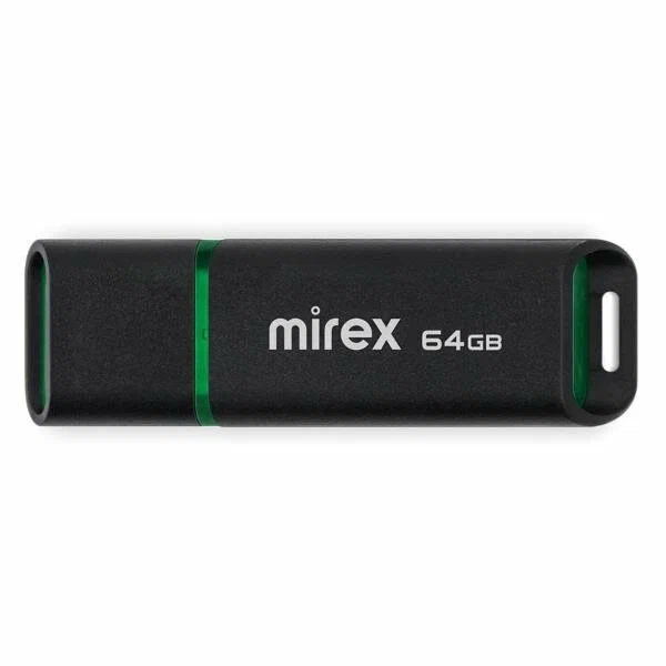 

Флешка Mirex SPACER BLACK 64 ГБ (SPACER BLACK 64GB 13600-FMUSBK64), SPACER BLACK