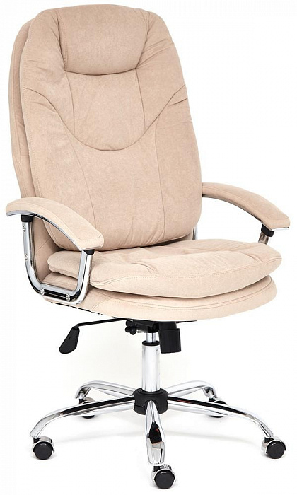 фото Офисное кресло tetchair softy lux (beige flock)