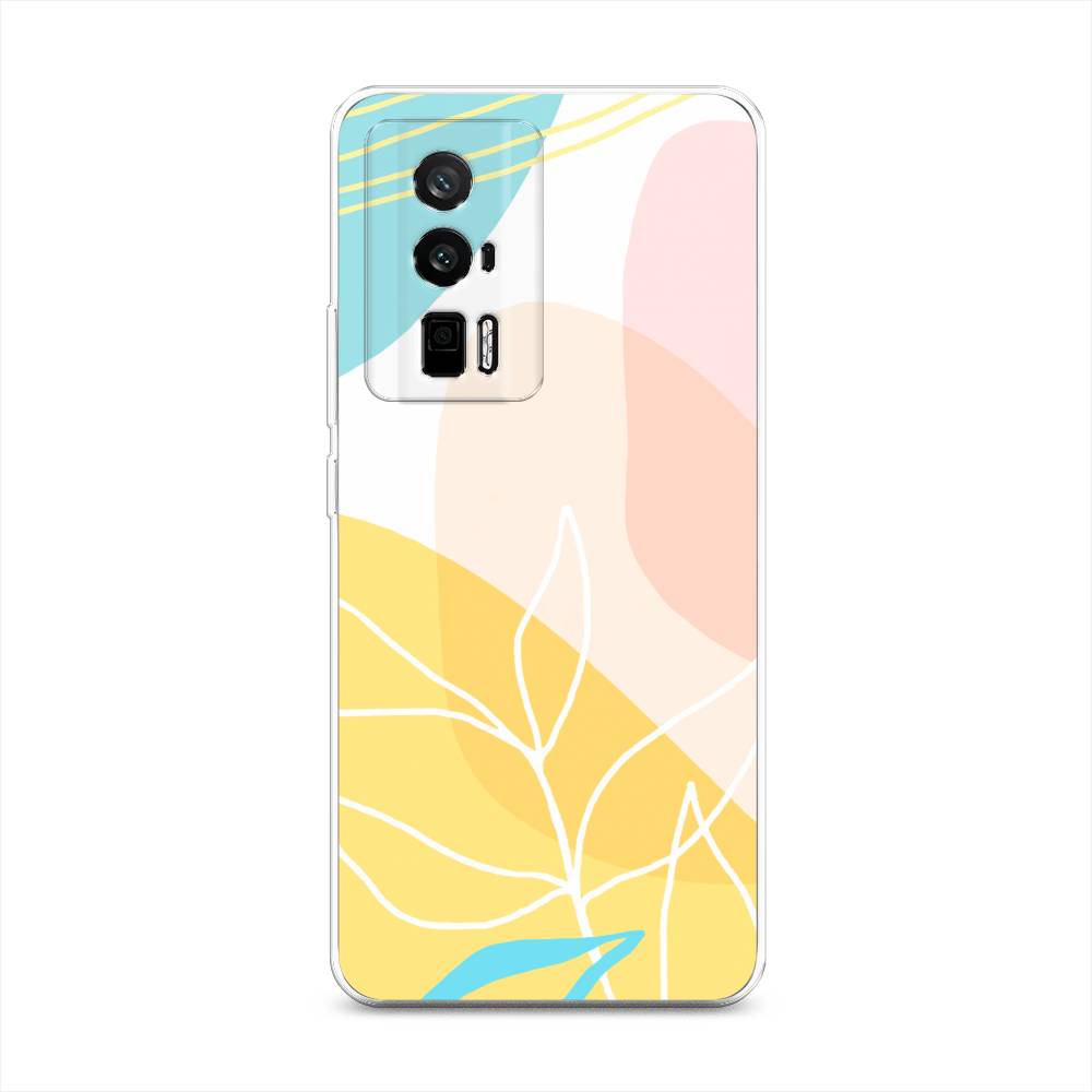 

Чехол Awog на Redmi K60 "Летнее настроение", Желтый;голубой;розовый, 317450-10