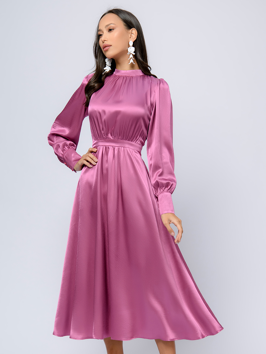 

Платье женское 1001dress 102368 фиолетовое 46, 0102368