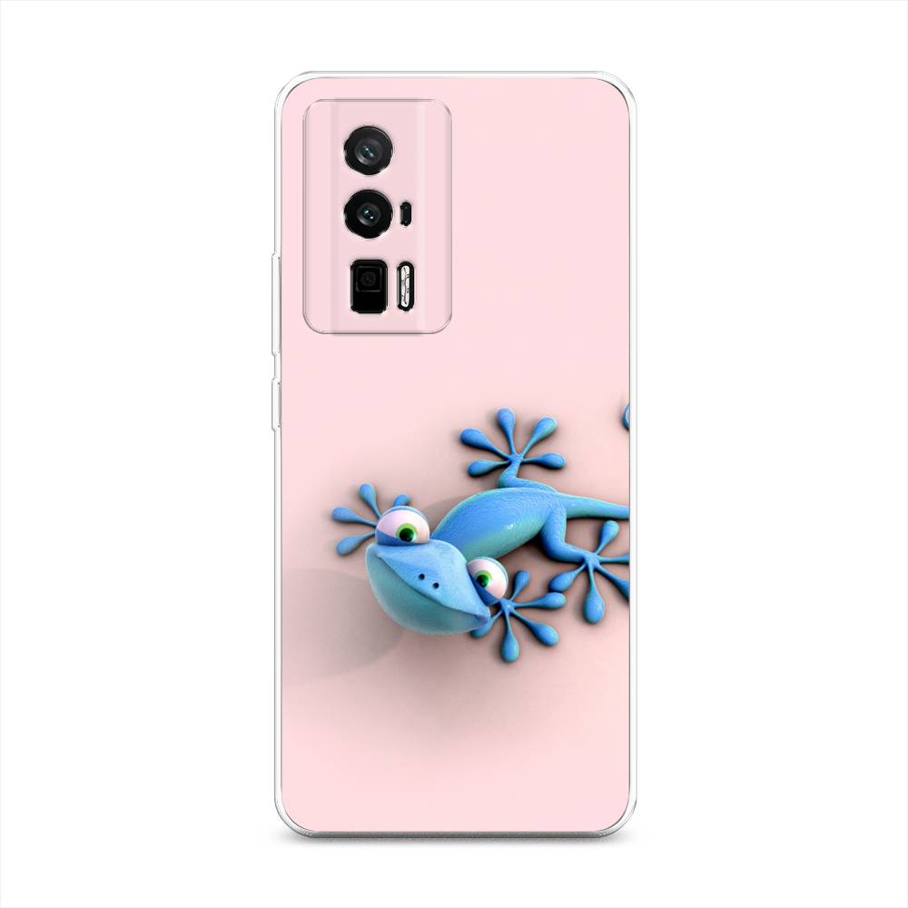 

Чехол Awog на Redmi K60 "Голубая ящерка", 317450-2