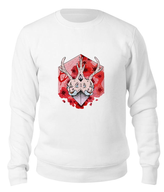 

Свитшот унисекс Printio Doodle owl белый 2XL, Doodle owl