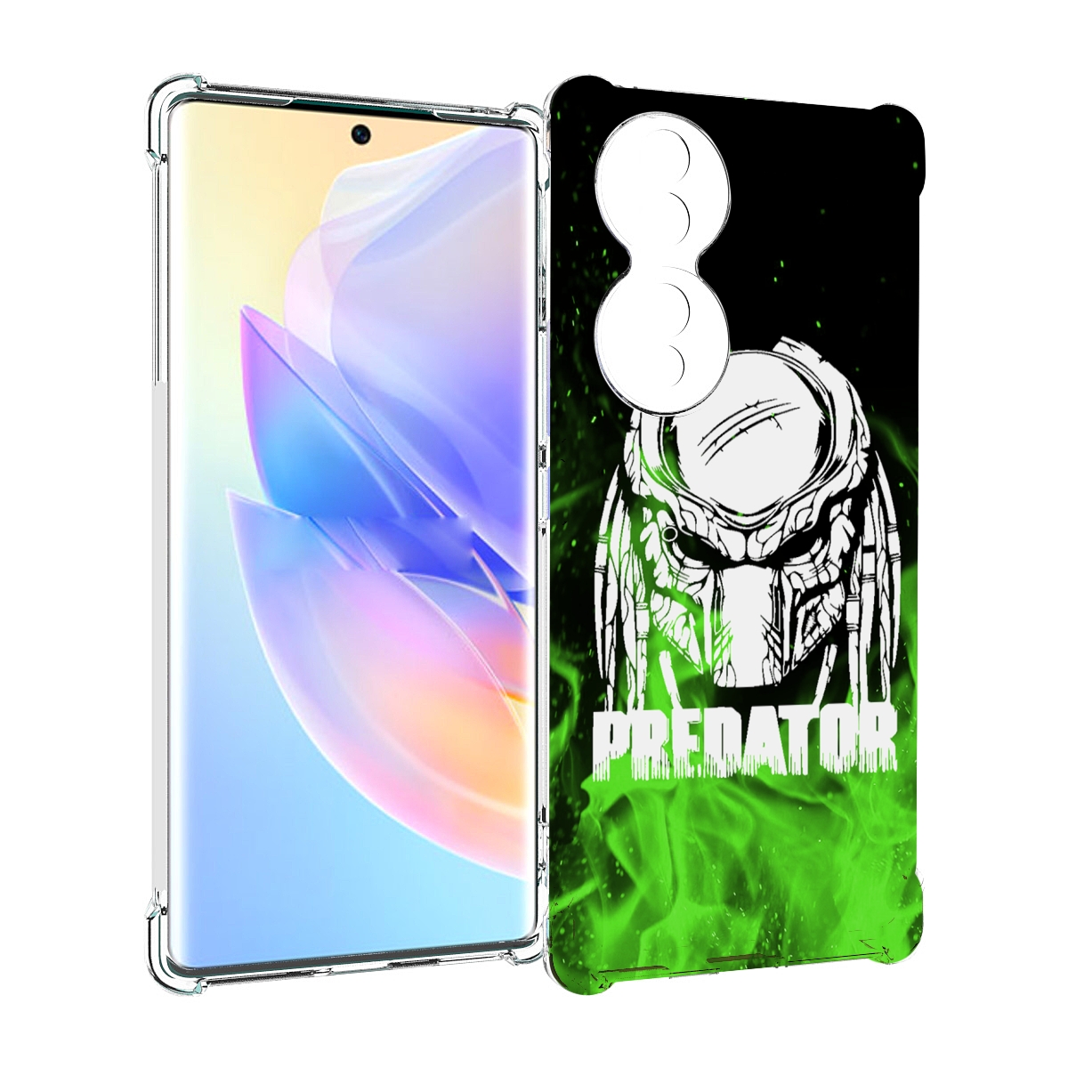 

Чехол MyPads Знак-хищника для Honor 70, Прозрачный, Tocco