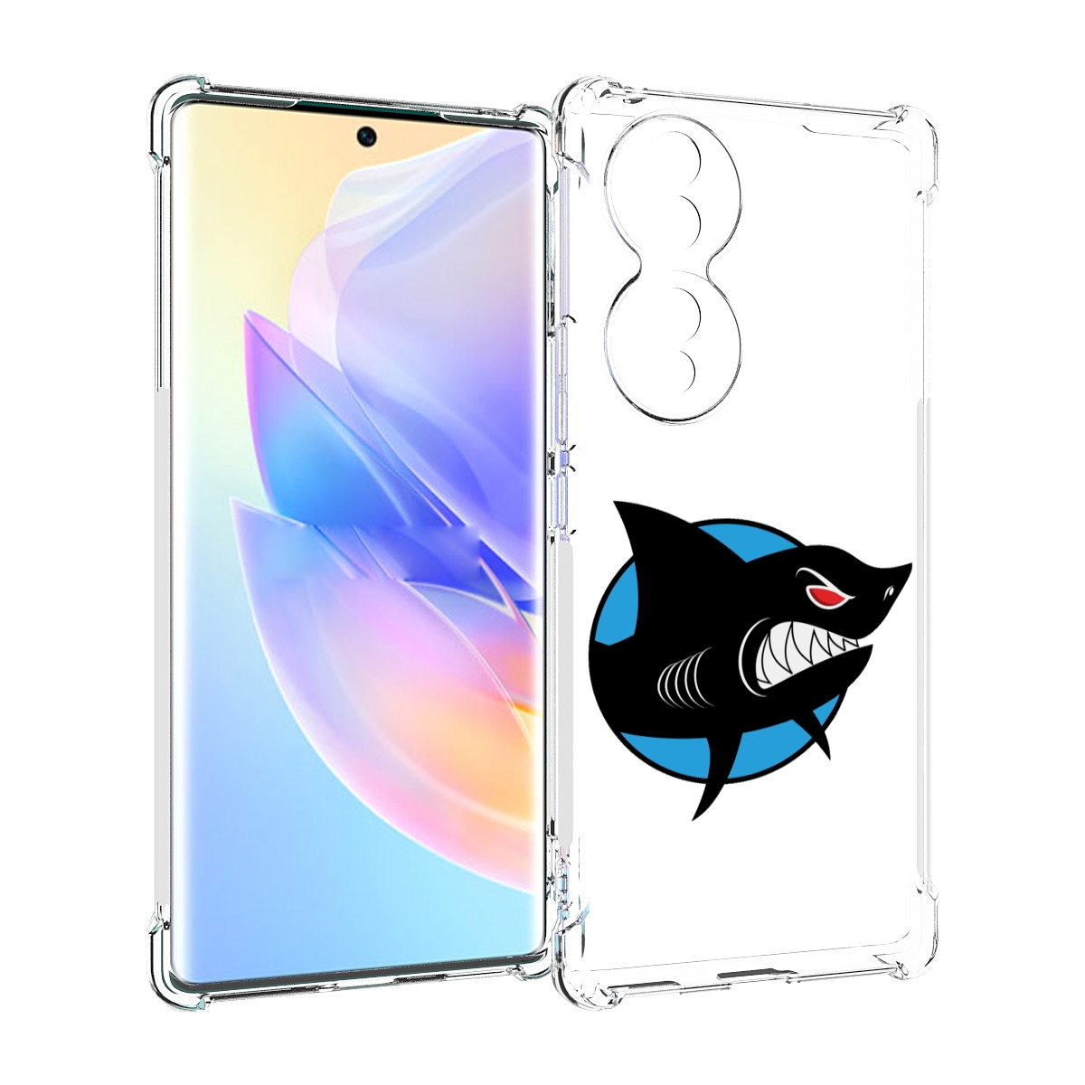 

Чехол MyPads Злая-акула для Honor 70, Прозрачный, Tocco