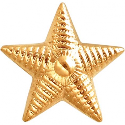 Значок из красного золота Эстет 01В010093