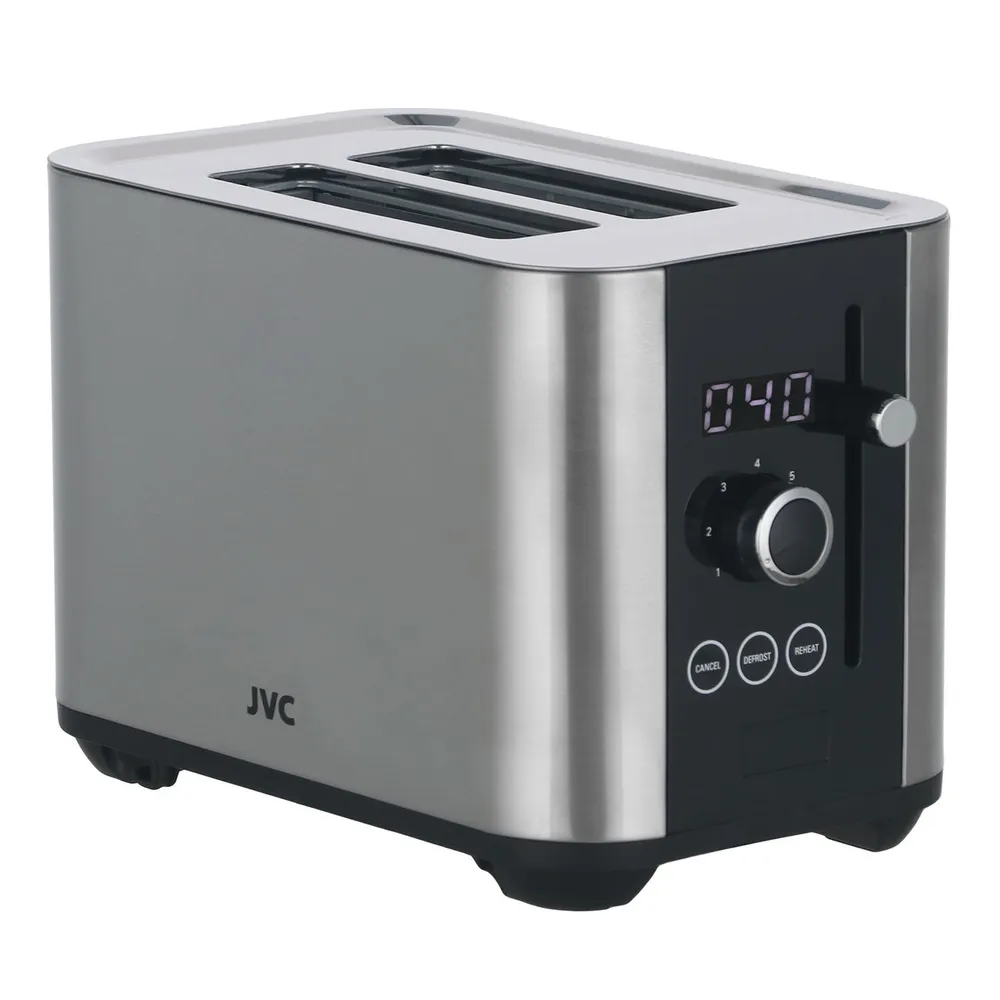 

Тостер JVC JK-TS740 серебристый, JK-TS740