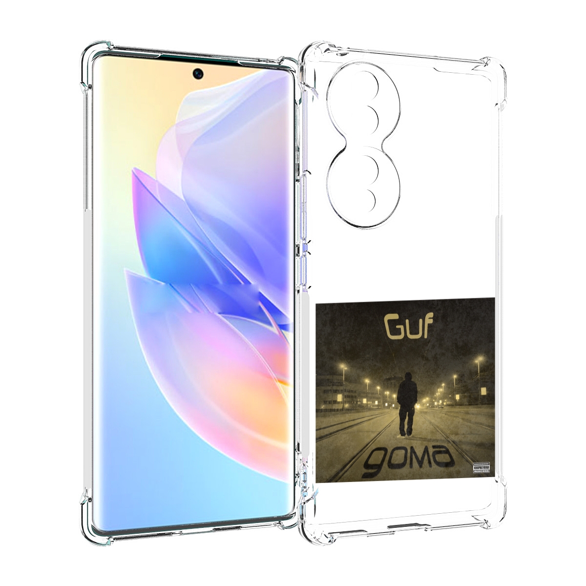 

Чехол MyPads Дома Guf для Honor 70, Прозрачный, Tocco