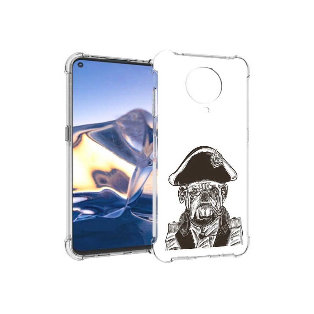 

Чехол MyPads Tocco для Nokia G10 мопс генерал (PT171673.98.483), Tocco