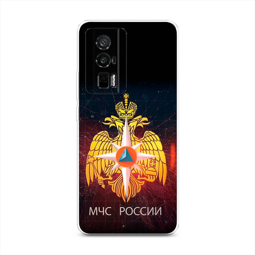 

Чехол Awog на Redmi K60 "МЧС России", Черный;желтый;красный, 317450-5