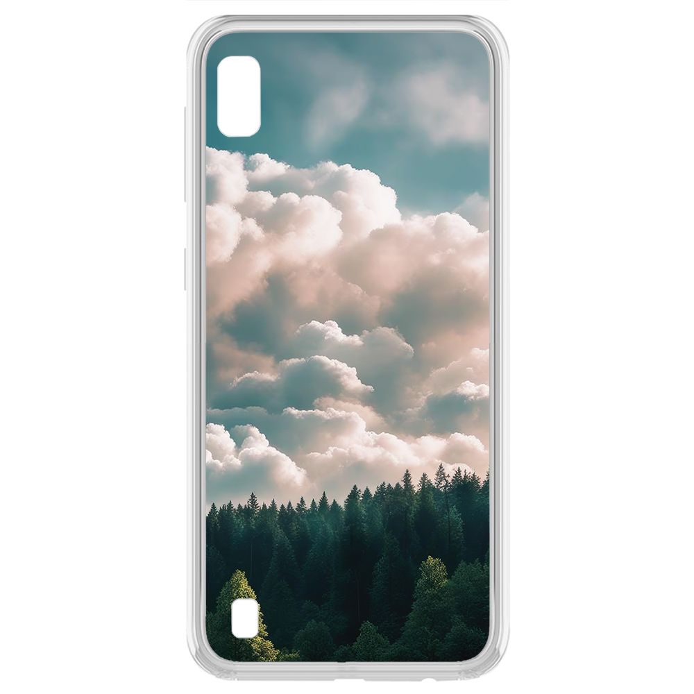 

Чехол-накладка Krutoff Clear Case Облачно для Samsung Galaxy A10 (A105), Прозрачный