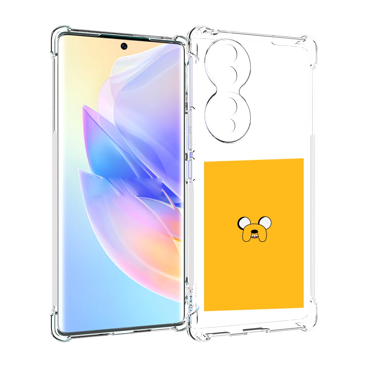 

Чехол MyPads Джейк-время-приключений для Honor 70, Прозрачный, Tocco