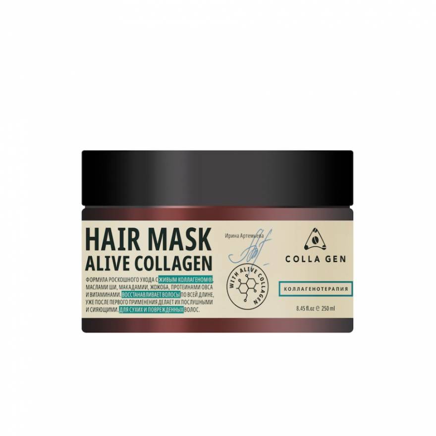 Маска для волос Colla Gen Alive Collagen Живой коллаген питательная 250 мл