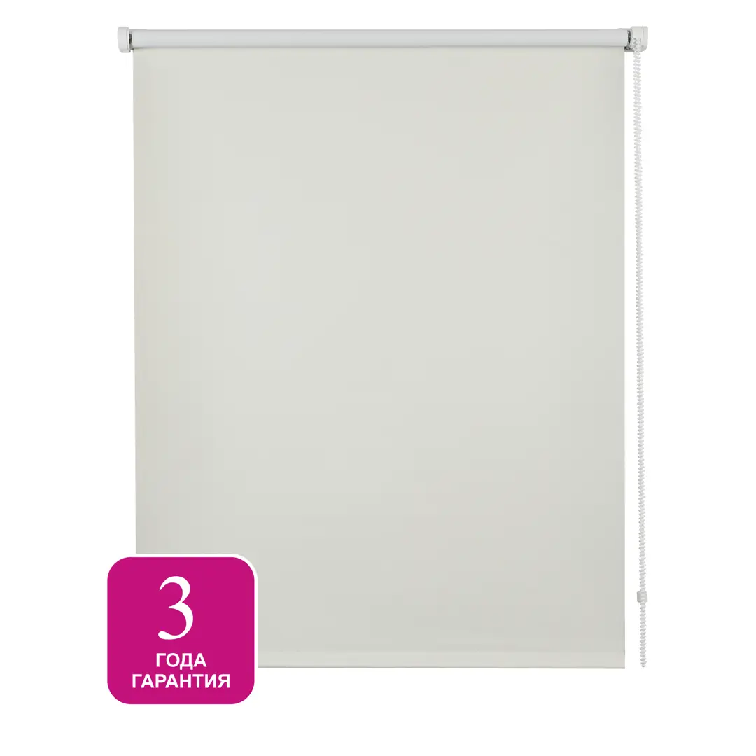 

Штора рулонная блэкаут Inspire Santos 160x175 см экрю Cream 5
