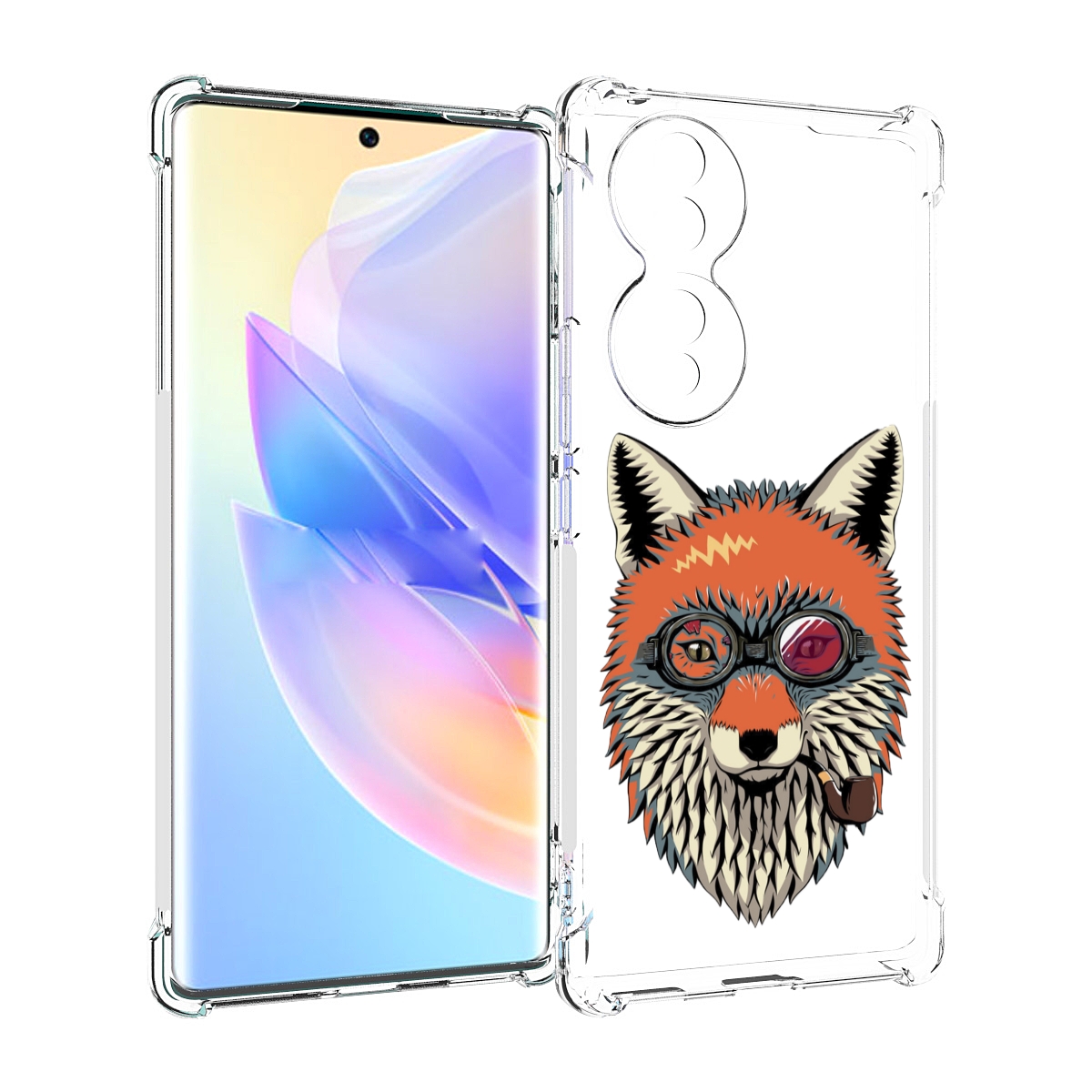 

Чехол MyPads Деловой лис для Honor 70, Прозрачный, Tocco