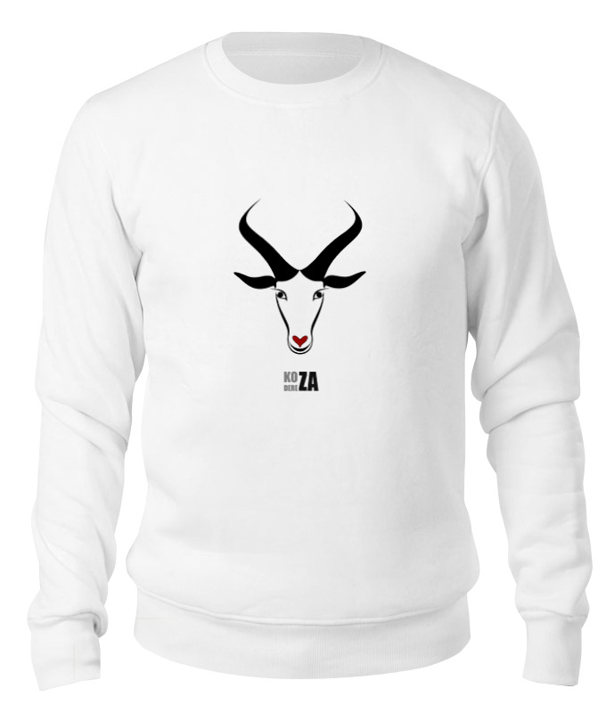 

Свитшот унисекс Printio Wolf & skull белый 2XL, Wolf & skull