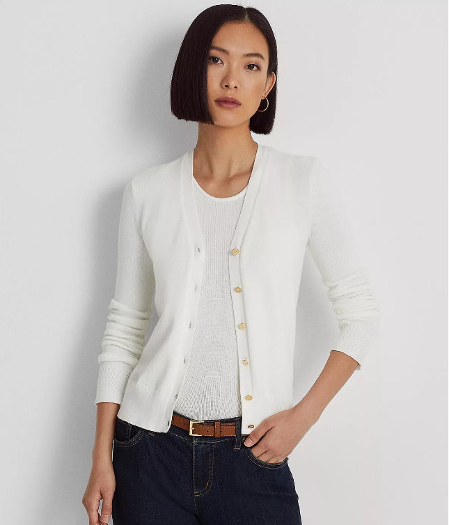 

Кардиган женский LAUREN RALPH LAUREN LRL белый XL, LRL