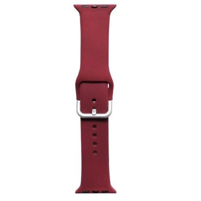 

Awei Ремешок Apple Watch 38 mm с металлическим креплением бордовый