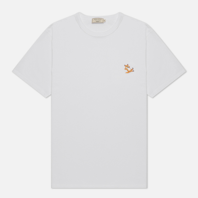 фото Футболка мужская maison kitsune gu00154kj0010-p100 белая 2xs