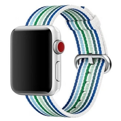 Awei Ремешок Apple Watch 42 mm new canvas band синий