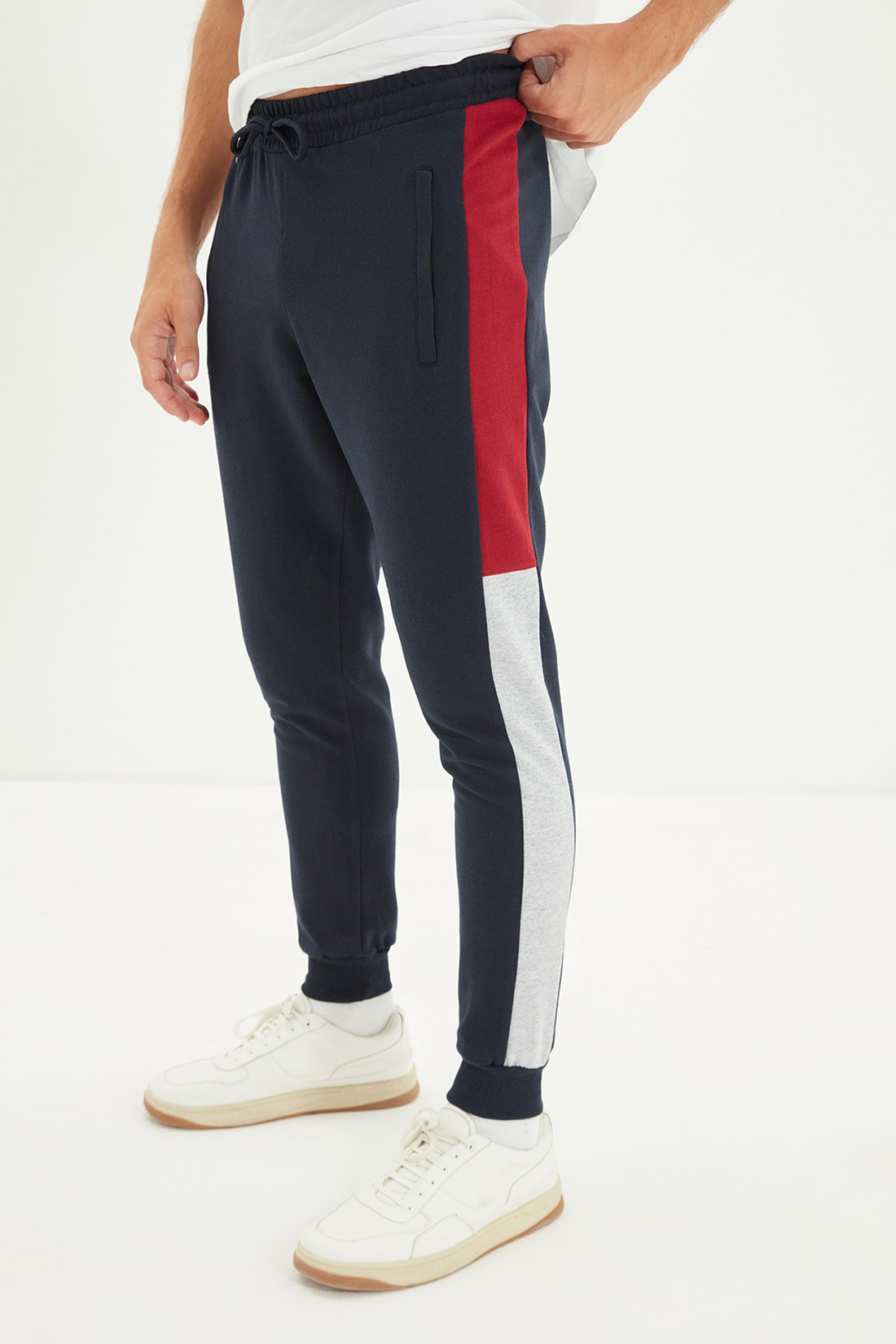 фото Брюки мужские trendyol tmnaw21ea0223 белые m