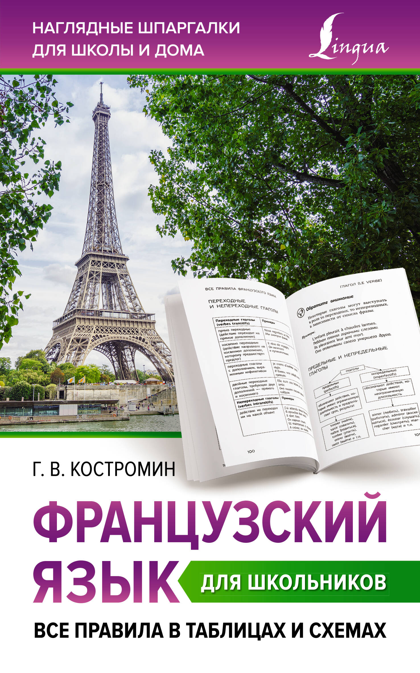 

Книга Французский язык для школьников. Все правила в таблицах и схемах