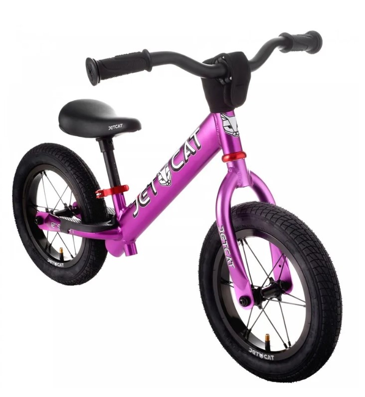 Беговел JETCAT 12 Sport SL AIR PRO PurpleRed СиреневыйКрасный тюбинг x match sport фиолетовый желтый 100см во7064 2